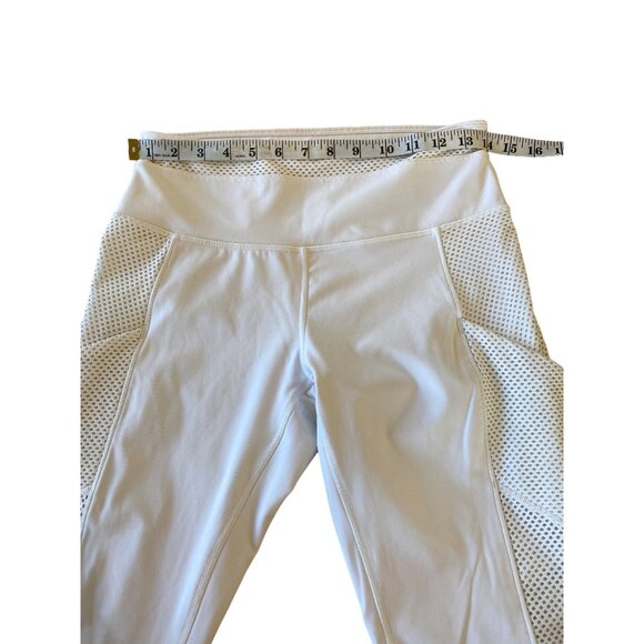 Lululemon Keep Score Tight 28" White Mesh Ventilation Legging *No size tag 8/10? - Picture 13 of 13